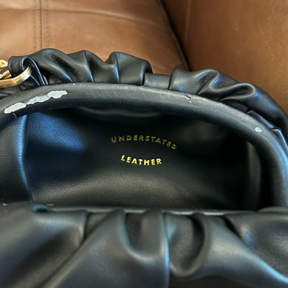 Understated Leather Vegan Clutch/Crossbody - Picture 3 of 3